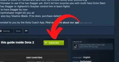 Search hero and role and then click on 'Subscribe to Guide'.