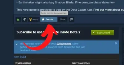 Search hero and role and then click on 'Subscribe to Guide'.